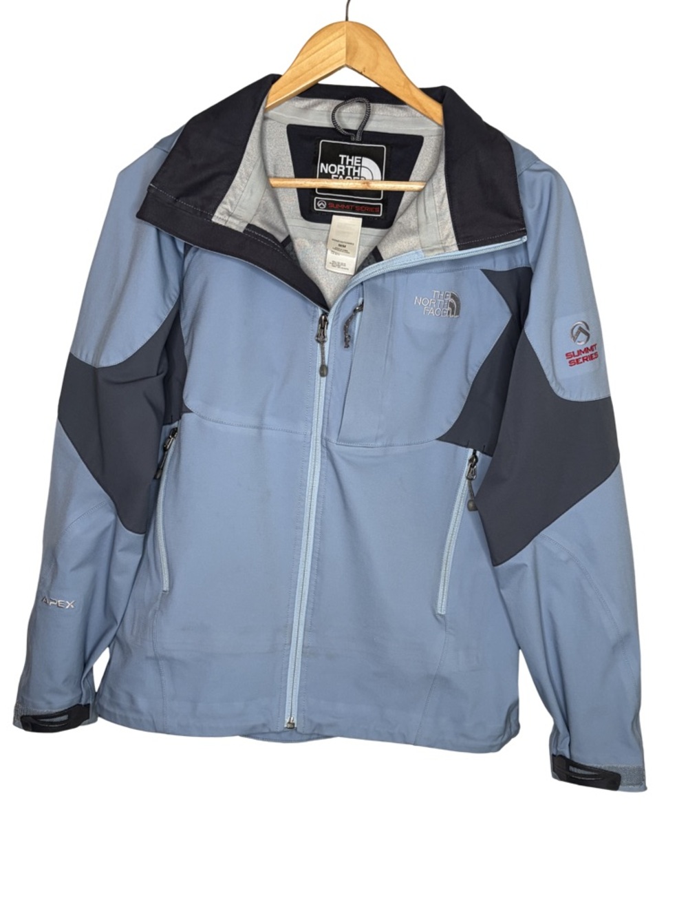 The North Face Summit Series‎ Softshell Jacket Women’s Medium Blue Full Zip Apex